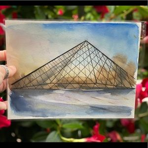 Louvre Modern Aesthetica Print 5x7 Print